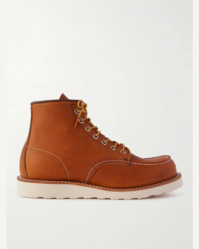 Red Wing Shoes 875 Classic Moc Leather Boots Brown