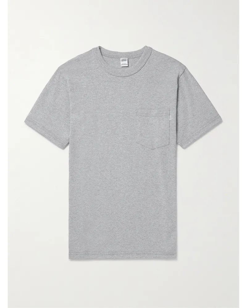 Randy's Garments T-Shirt aus Baumwoll-Jersey Grau