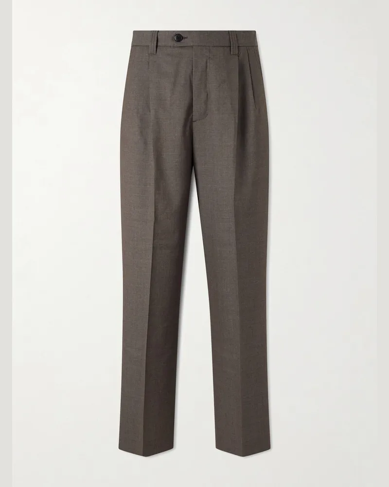Mfpen Classic Wool Trousers Gray