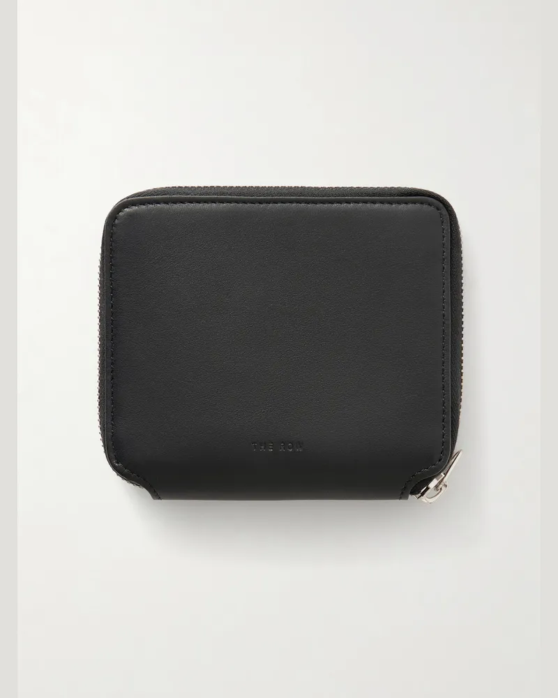 The Row Leather Billfold Wallet Black