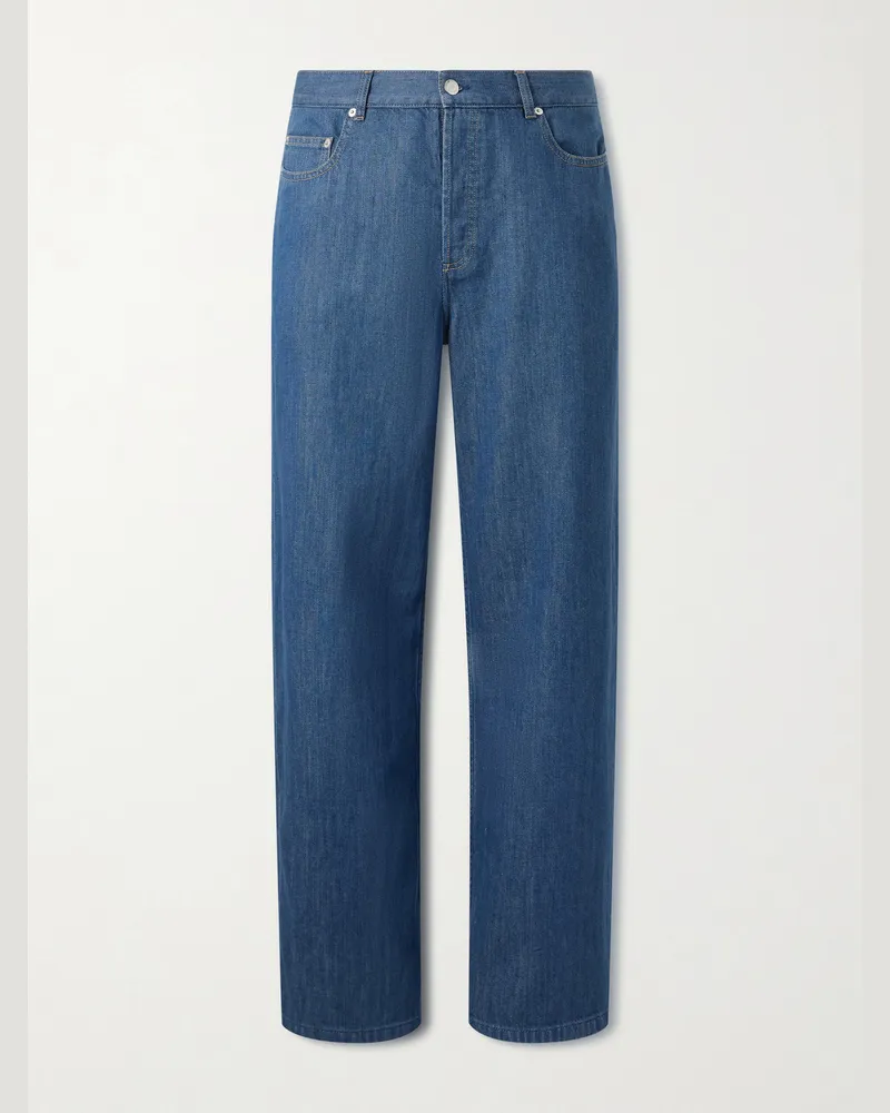 A.P.C. Jean Aaron Straight-Leg Jeans Blue