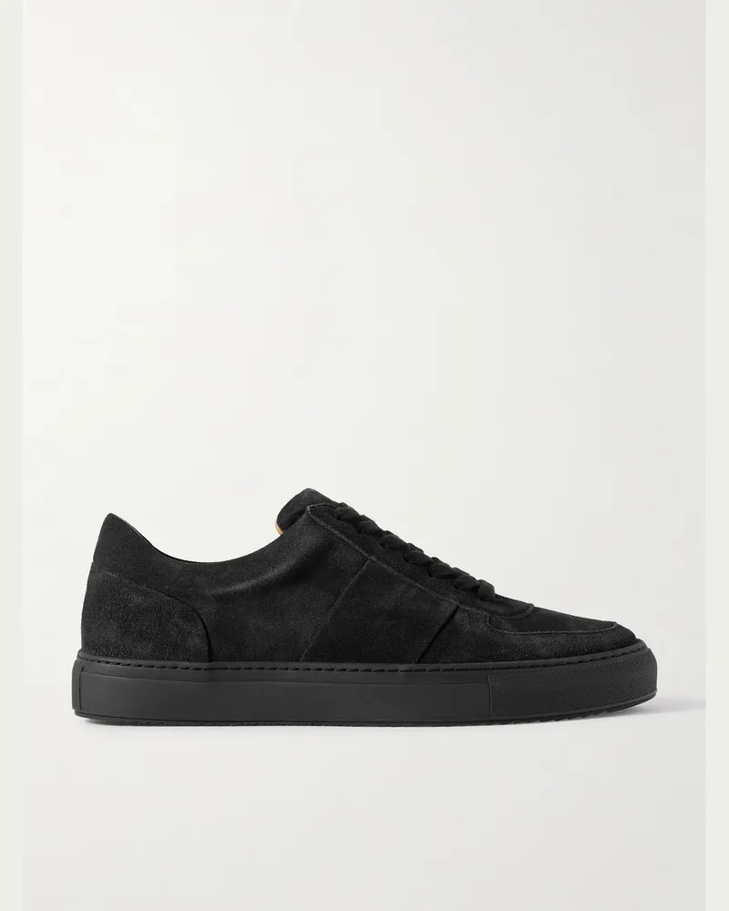 MR P. Larry Sneakers aus Veloursleder Schwarz