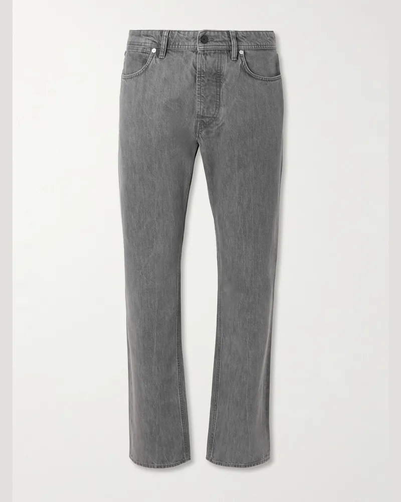 Stone Island DENIM Straight-Leg Organic Cotton Jeans Gray