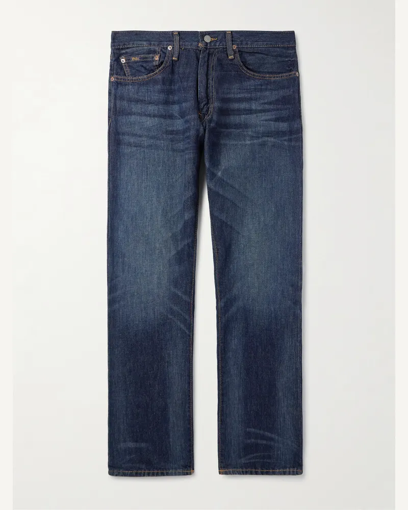 Ralph Lauren Schmal und gerade geschnittene Jeans Blau