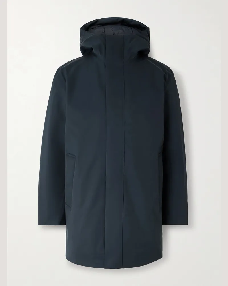 NN 07 Blake 8240 Padded Recycled-Twill Parka Blue