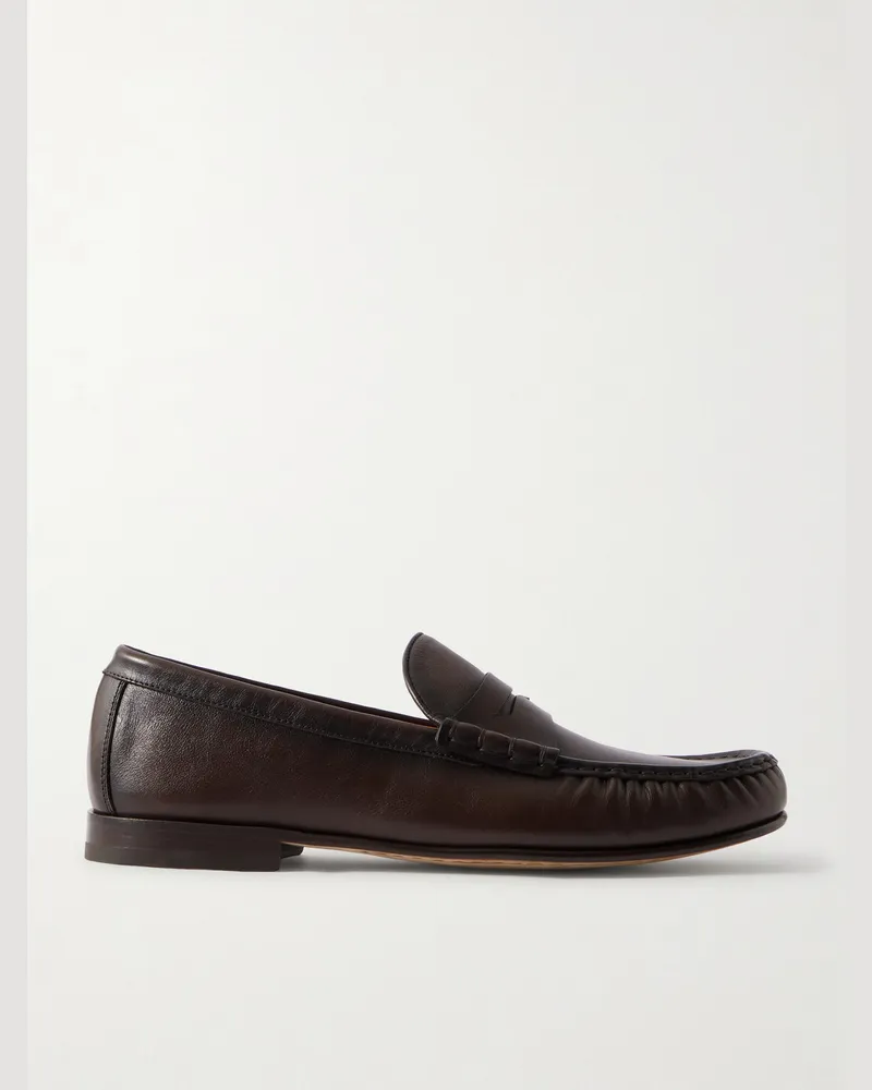 Officine Creative Italia Balfron 002 Leather Loafers Brown