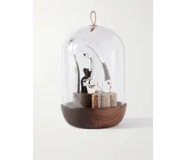 Oeno Motion Groom Korkenzieher-Set aus Walnussholz, Glas und Stahl