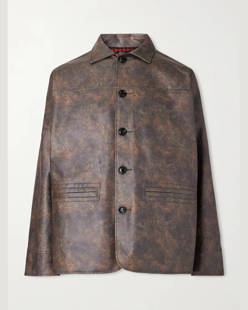 Beams Plus Car Coat Jacket Brown