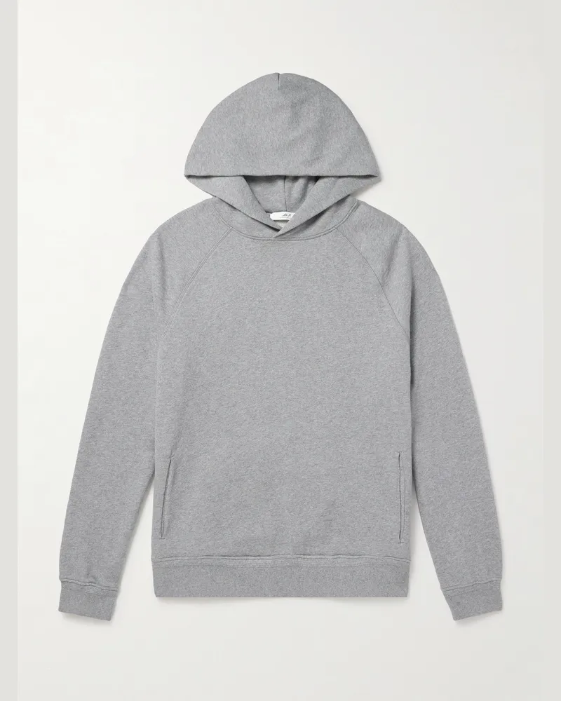MR P. Hoodie aus Baumwoll-Jersey Grau