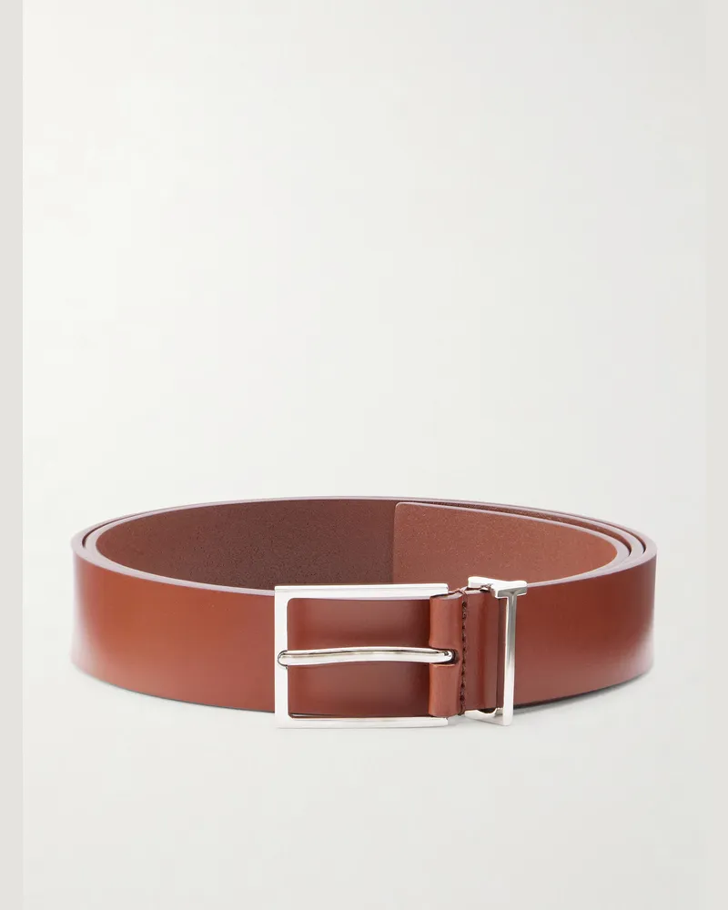 Tom Ford 2.8cm Leather Belt Brown
