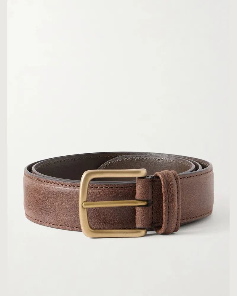 Anderson's 2.8cm Leather Belt Brown