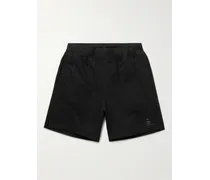 Slim-Fit Garment-Dyed Cotton-Jersey Shorts