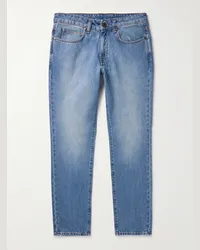 Boglioli Schmal geschnittene Jeans Blau