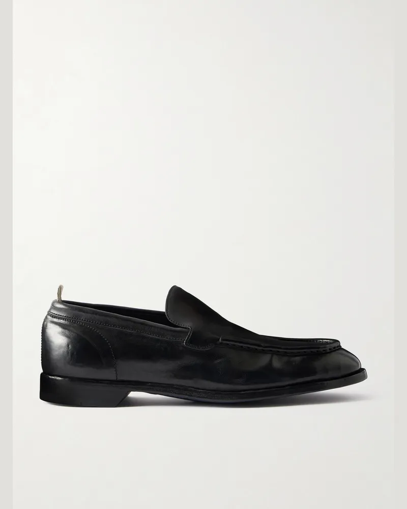 Officine Creative Italia Sound 005 Loafers aus Leder Schwarz