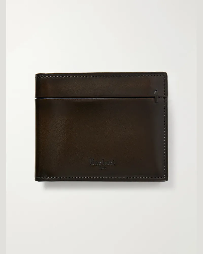 Berluti Makore Neo Kartenetui aus Venezia-Leder Braun