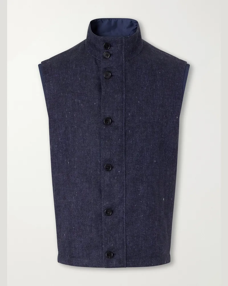 Dunhill Reversible Gilet Blue