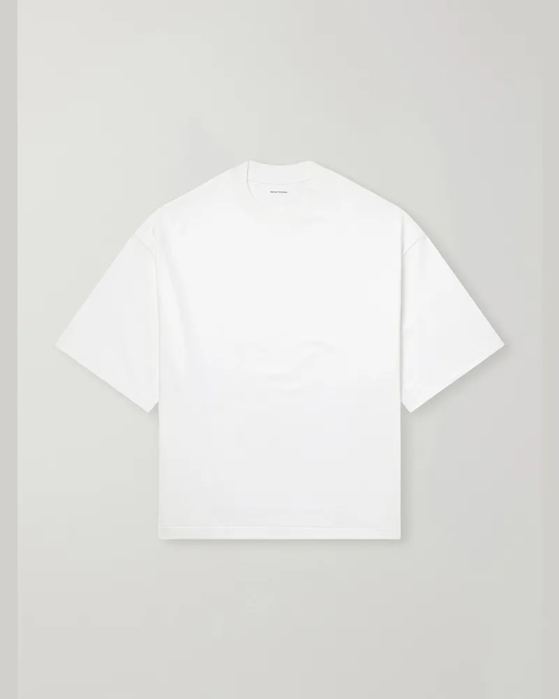 Kaptain Sunshine Suvin Supima Cotton-Jersey T-Shirt White
