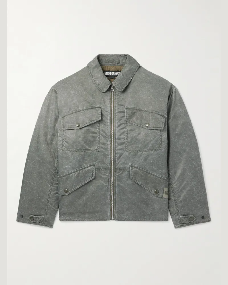 Neighborhood Jacke aus Shell Grau