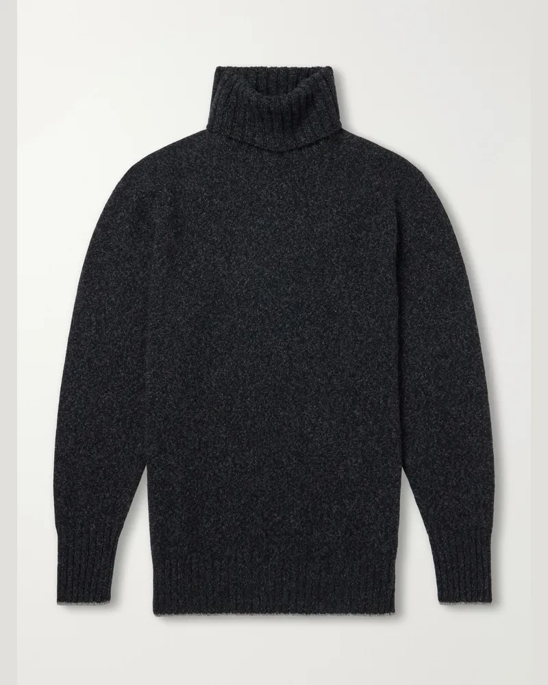 N.Peal Brompton Cashmere Rollneck Sweater Gray