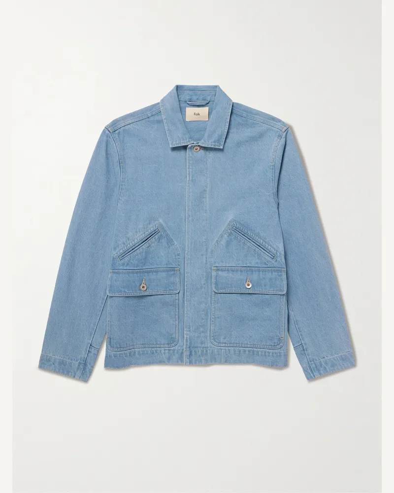 Folk Archive Jeansjacke Blau