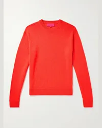 The Elder Statesman Pullover aus Kaschmir Rot