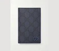 GG Supreme Monogrammed Coated-Canvas Bifold Wallet