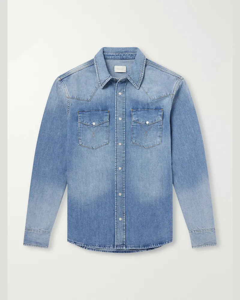 Aimé Leon Dore Denim Shirt Blue