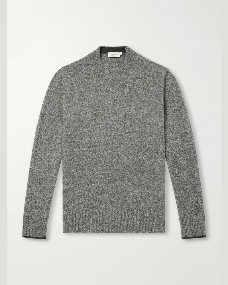 Altea Wool and Cashmere-Blend Sweater Gray