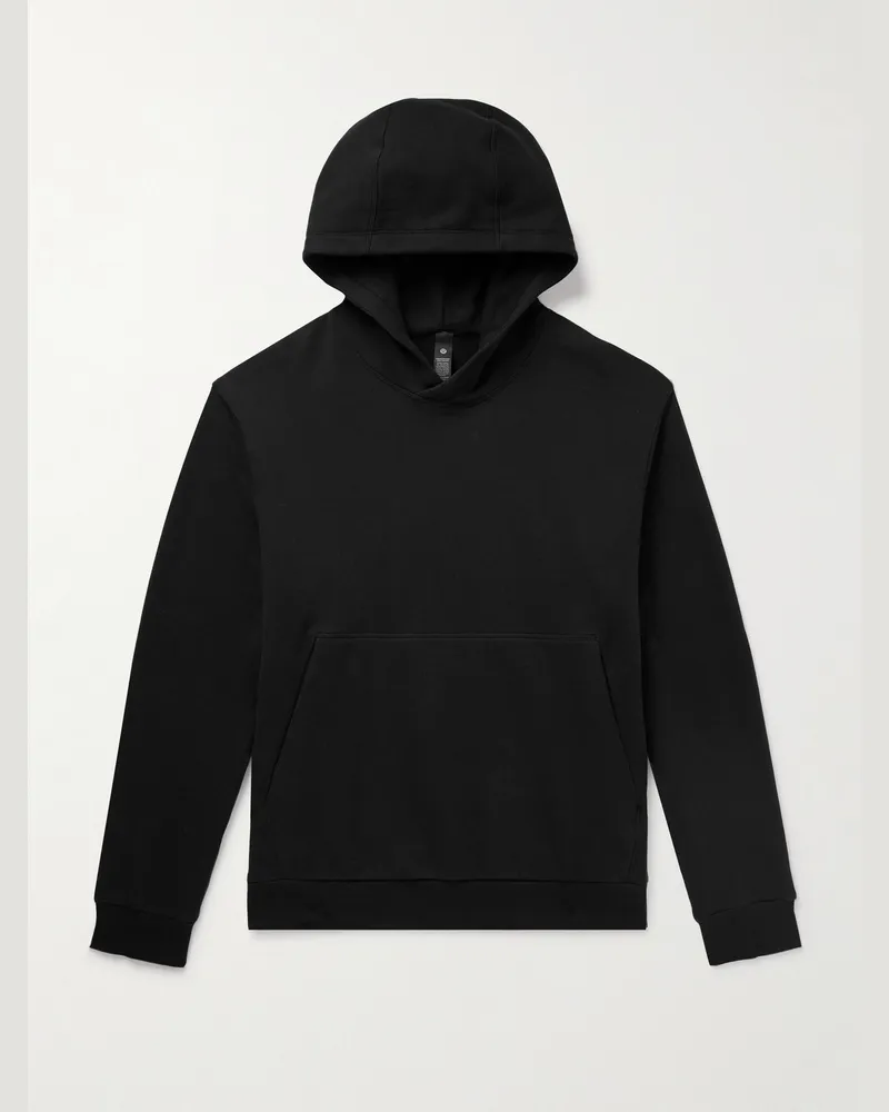 LULULEMON Steady State Hoodie aus Jersey aus einer Baumwollmischung Schwarz