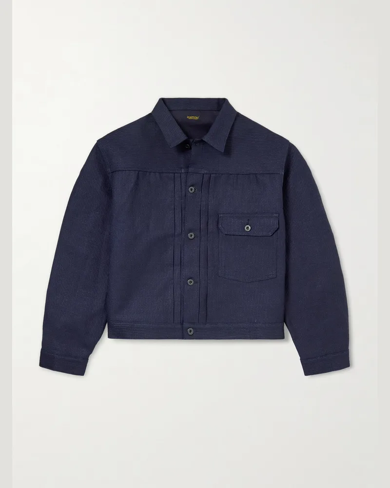 KAPITAL No. 1.2 1ST Denim Trucker Jacket Blue