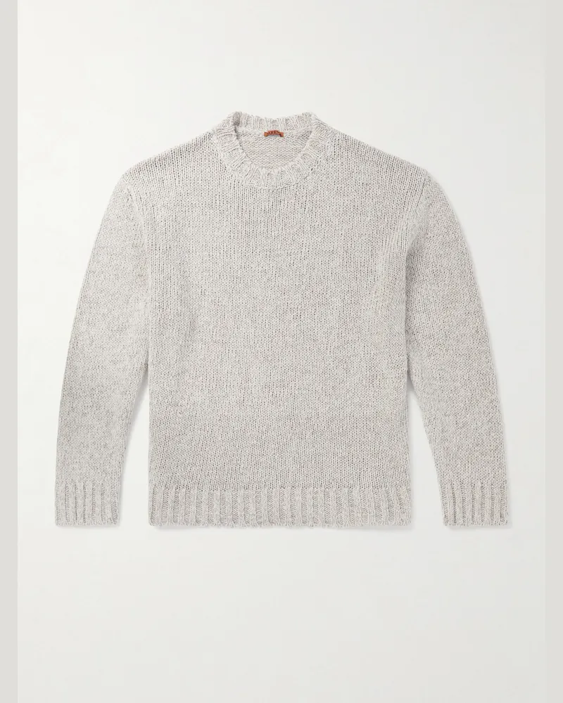 BARENA Caloma Pullover aus einer Leinen-Baumwollmischung Neutral