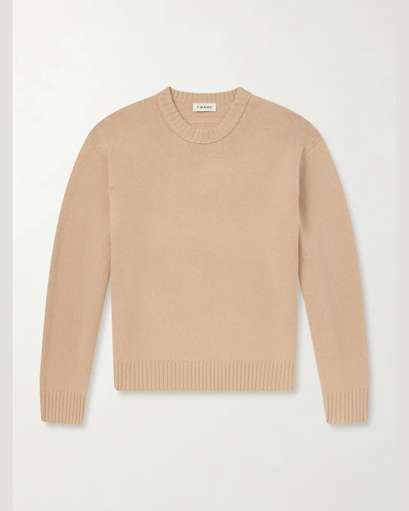 Frame Denim Pullover aus Kaschmir Orange