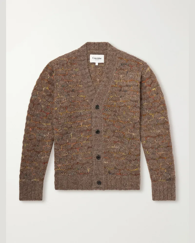 Corridor Raga Alpaca-Blend Cardigan Brown