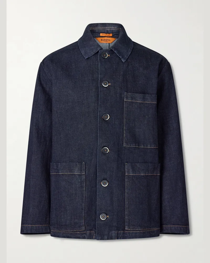 BARENA Denim Jacket Blue