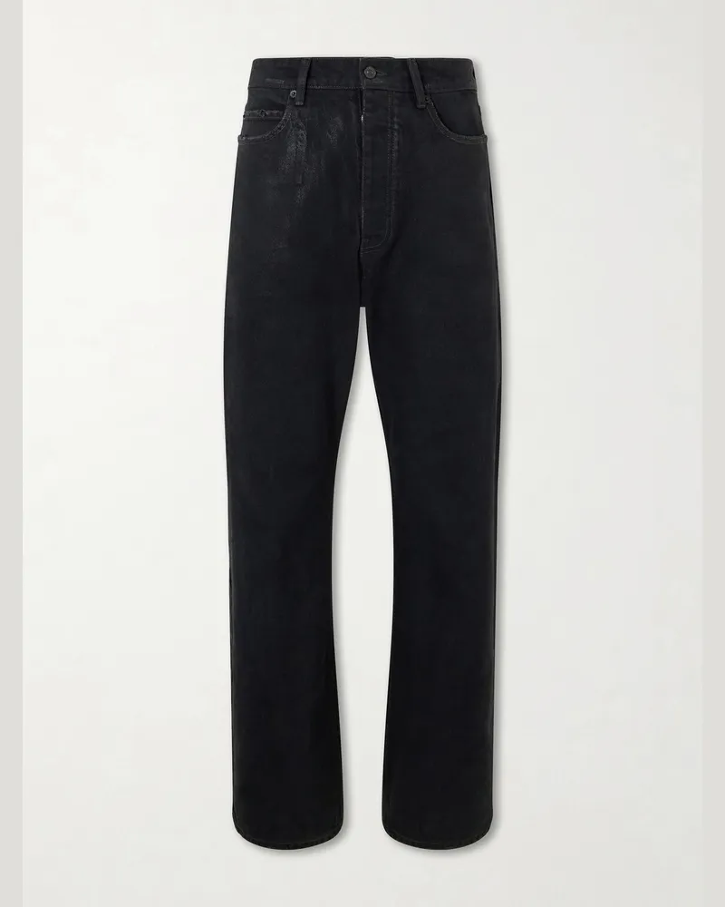 Balenciaga Straight-Leg Jeans Black