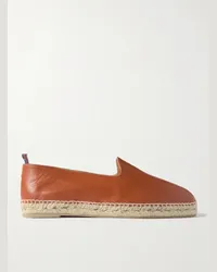 Castañer Jake Espadrilles aus Leder Braun