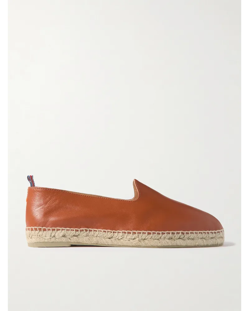 Castañer Jake Espadrilles aus Leder Braun