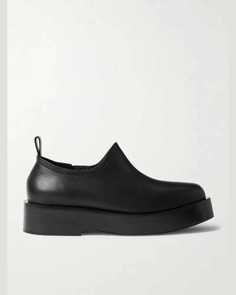 Bottega Veneta Bumper Loafers aus Leder Schwarz