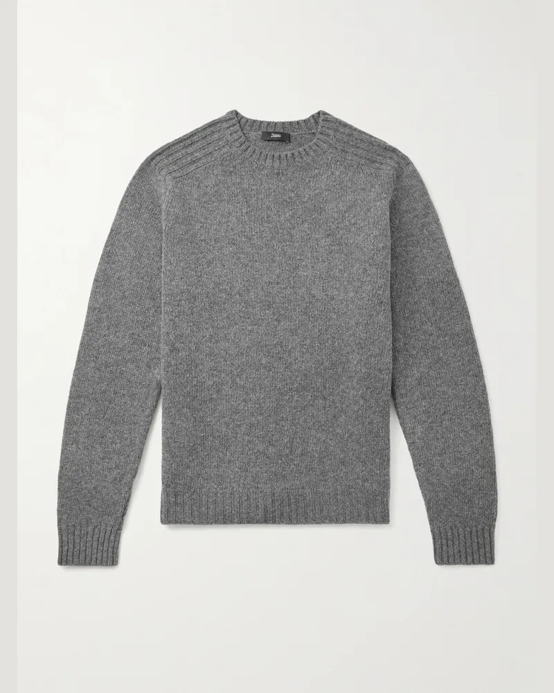 Herno Pullover aus Wolle Grau