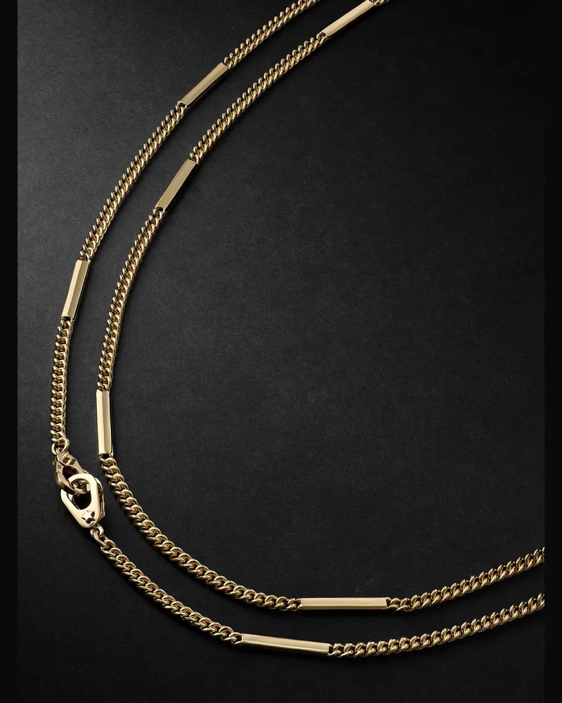 FOUNDRAE Gliederkette aus 18 Karat Gold Gold
