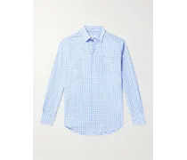 Elmwood Hemd aus Baumwoll-Oxford mit Gingham-Karo und Button-Down-Kragen