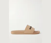 Logo-Detailed Rubber Slides