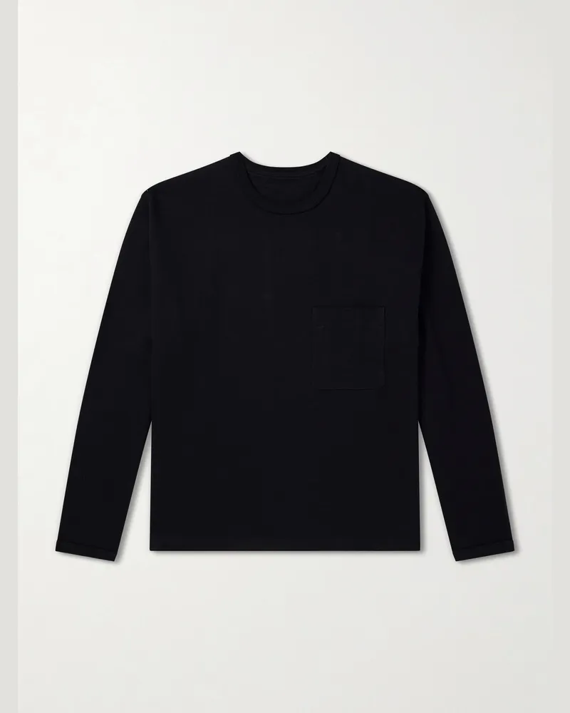 Christophe Lemaire Cotton-Jersey T-shirt Black