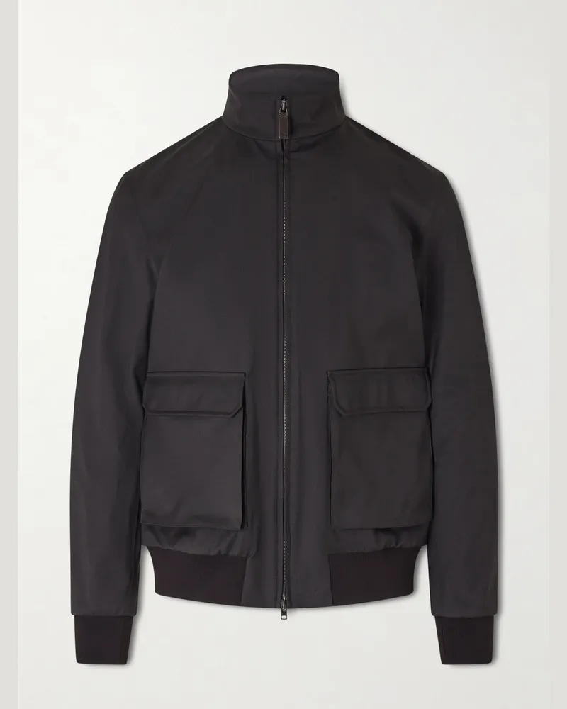 Herno Bomberjacke aus Wolle aus Storm-System®-Material Braun