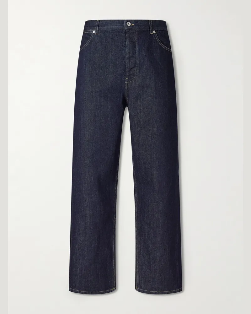 Jil Sander 183 gerade geschnittene Jeans Blau