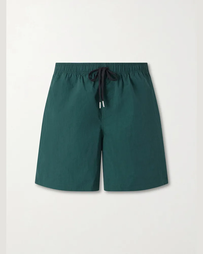Corridor Shell Drawstring Shorts Green