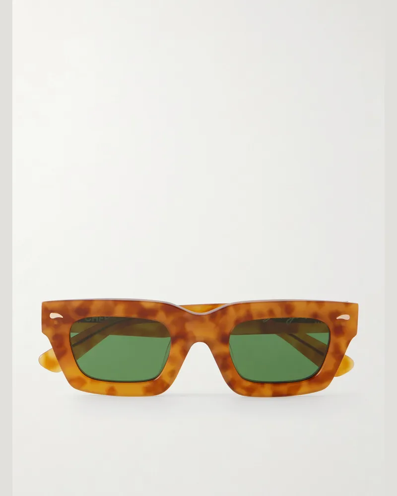 Cherry Los Angeles Swinger D-Frame Acetate Sunglasses Orange