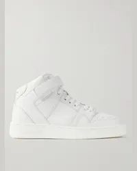 Saint Laurent Greenwich High-Top-Sneakers aus Leder Weiß