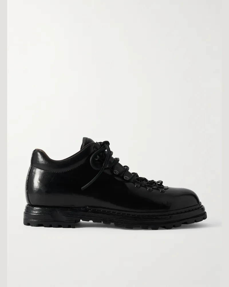 Officine Creative Italia Artik 004 Leather Boots Black