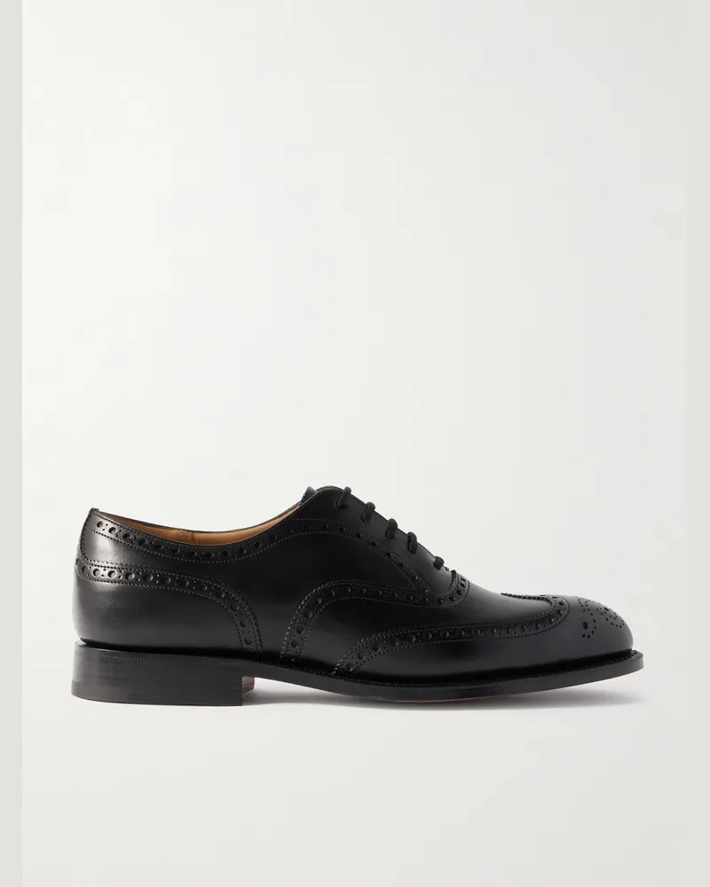 Church's Chetwynd Brogues aus Leder mit Flügelkappe Schwarz